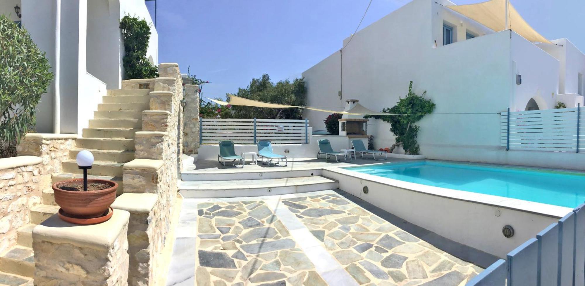Villa Danae - Seaside Villa with Pool&Hot Tub Piso Livadi Exterior foto