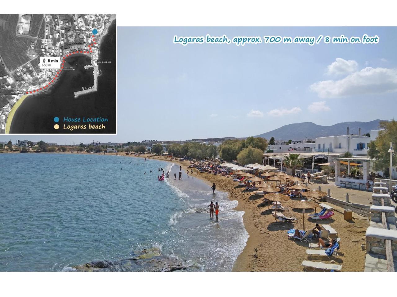Villa Danae - Seaside Villa with Pool&Hot Tub Piso Livadi Exterior foto